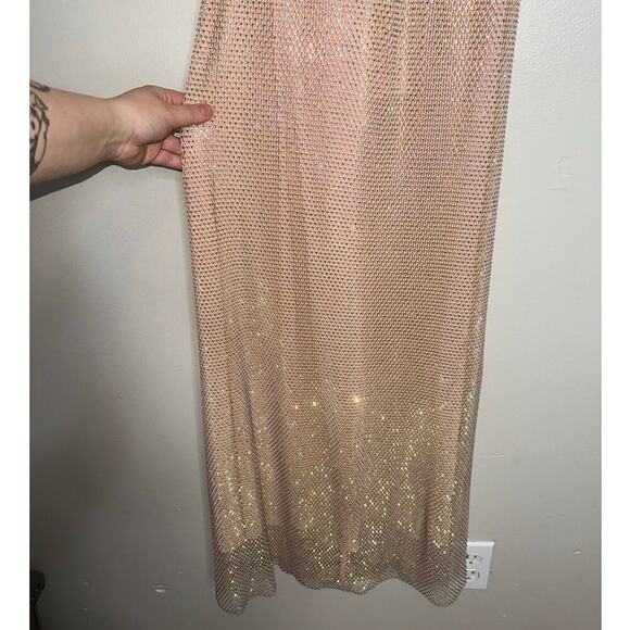 LoveShackFancy Calvert Crystal-Embellished Maxi Dress Off-White Size 14 Plus - Picture 8 of 11